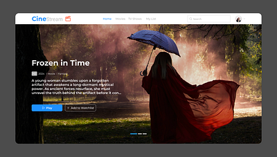 Movie Streaming Website movieweb ui uidesign uiux uxdesign webapp