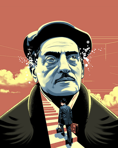 BUÑUEL AND THE GHOSTS OF FREEDOM drawing graphic design ill illustration