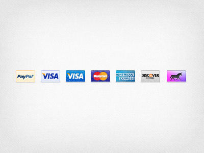 Small Payment Icons amex credit cards discover icons mastercard paypal visa