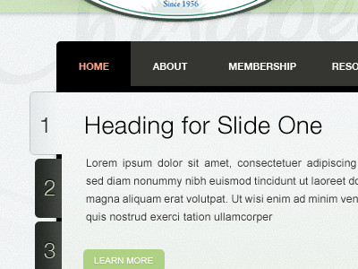 slideshow tabs blue brown button green helvetica navigation red slideshow tabs texture web web design web ui website