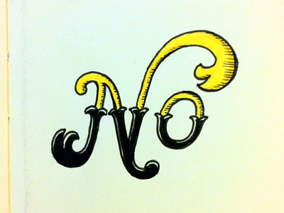 James, eat your salad. hand lettering swashy two color