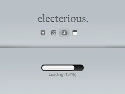 Electerious V3 card clean electerious portfolio website