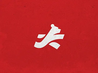 Bear bear icon logo running