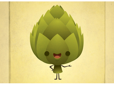 Artemis Artichoke artichoke cute food kawaii vegetable