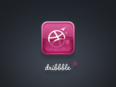 Dribbble Icon color dribbble fun icon purple retina