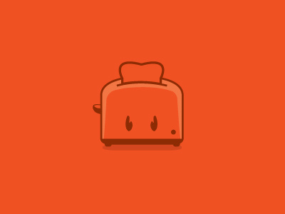 Toast'd food icon logo toast