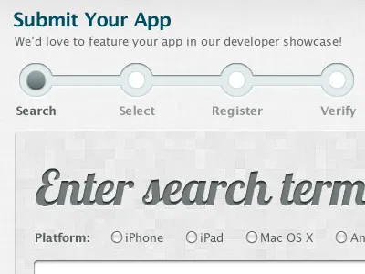 My Second Rebound fireworks onboarding progressbar steps wizard