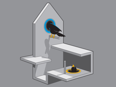 Portal Bird art gamer gaming geek glennz illustration illustrator shirt tee vector