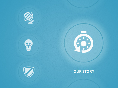 Trifermed home icons shiny story web