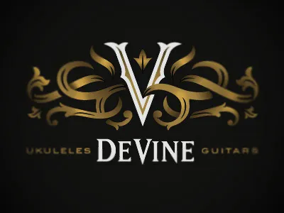 DeVine Guitars devine eddie vedder eric devine fleur de lis guitar logo mike mccready pearl jam simon frouws the famous frouws ukulele
