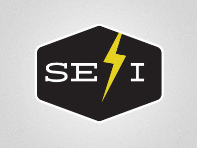 Variation badge bolt initials