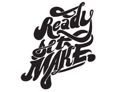 RSM Lettering Wavy design team letteriing make make. ready ready set make. set