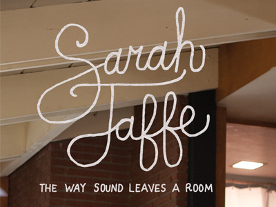 Sarah Jaffe EP lettering record type