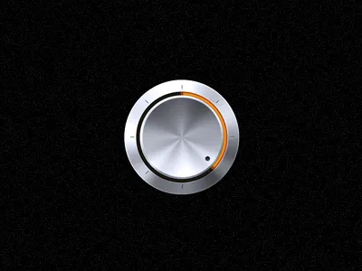 Learning a few techniques button icon knob photoshop