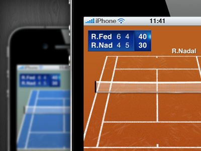 Tennis courts app iphone sports tennis ui