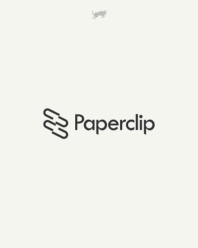 Paperclip Logo adobeillustrator branding brandmark ciceradesign design designer graphicdesign illustration logo ui