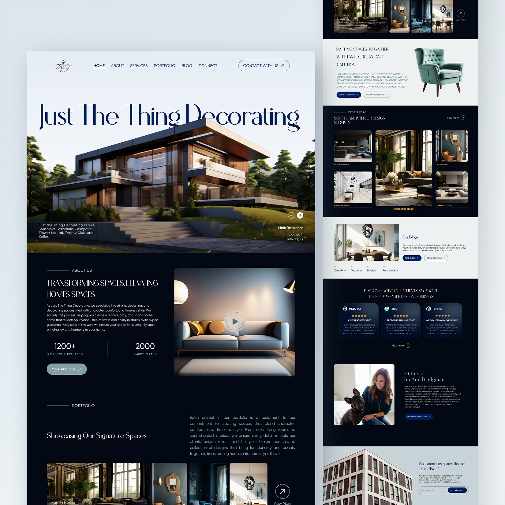 Just The Thing Decorating: Website Redesign beforeandafter brandidentity cleandesign clienttestimonials creativeagency elegantdesign homedecorwebsite interiordesignwebsite luxurydesign minimaldesign modernwebdesign portfoliowebsite premiumwebsitedesign responsivedesign timelessdesign ui uiuxdesign userexperience visualstorytelling webdesign