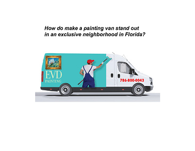 Painting van wrap