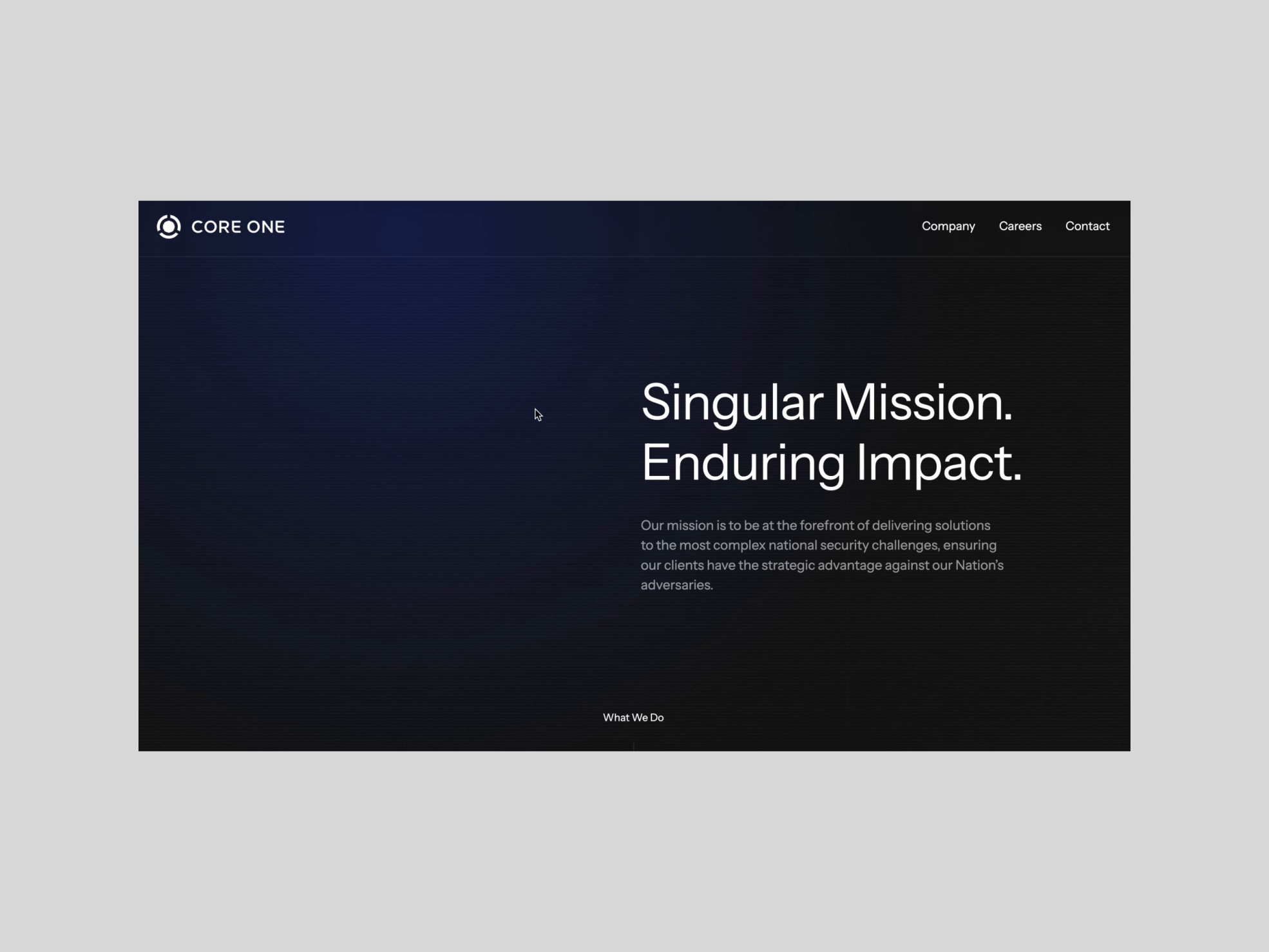 Core One - Website Design