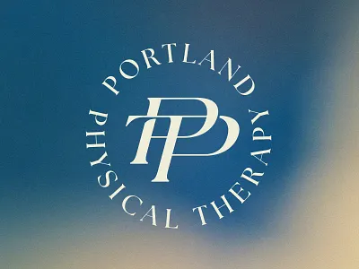 Portland Physical Therapy I badge branding design identity identity design logo logo design monogram oregon portland rebrand rebranding sports type typography