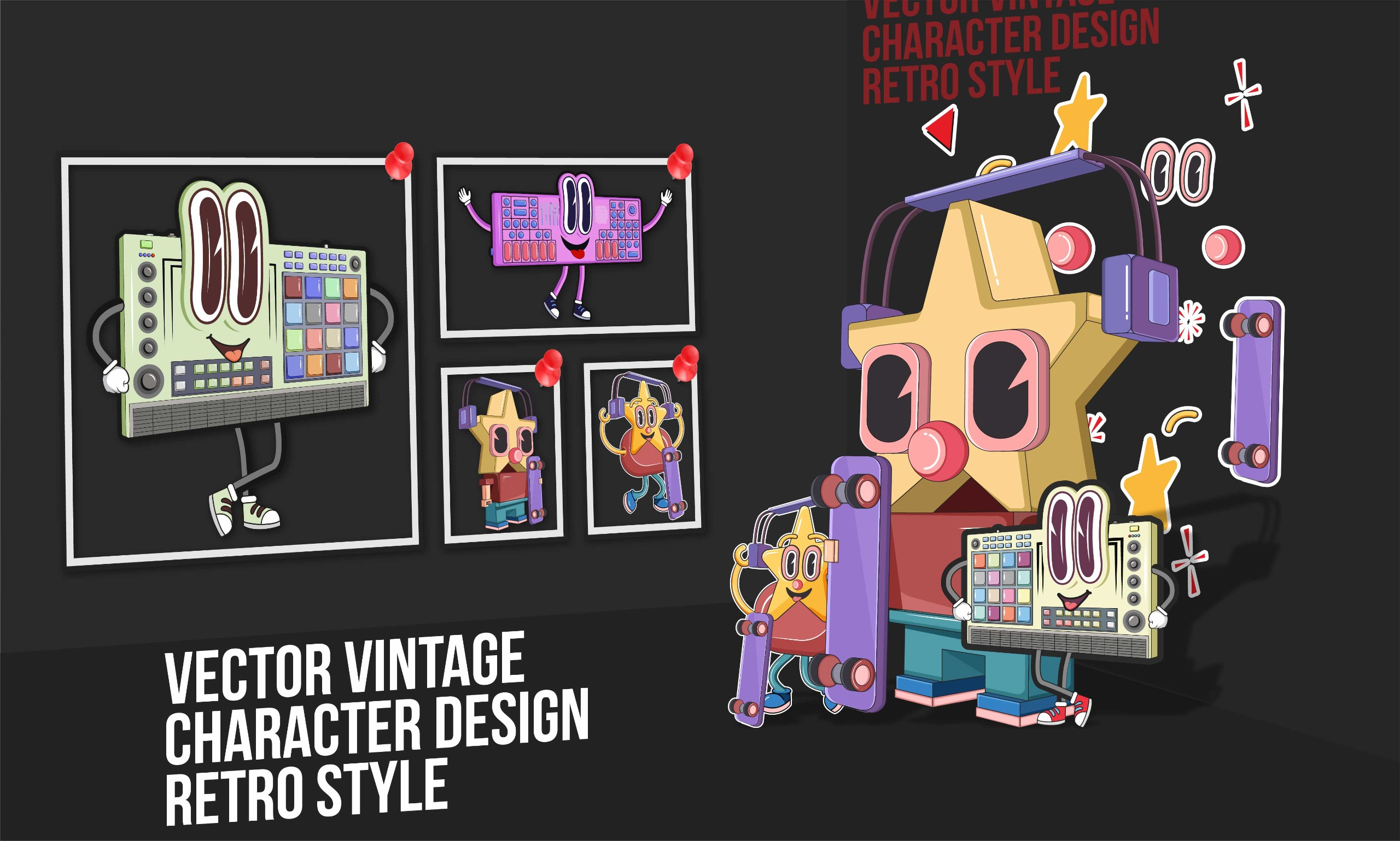 Example of Custom Vector Illustration & Tracing