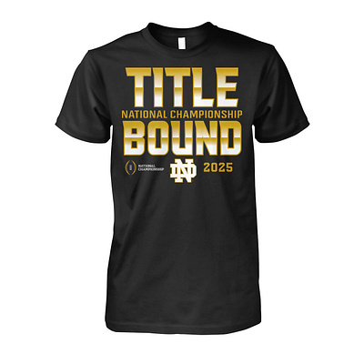 Notre Dame National Championship 2025 Shirt design illustration t shirt design