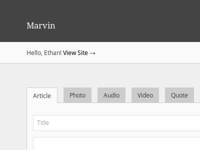 Marvin cms