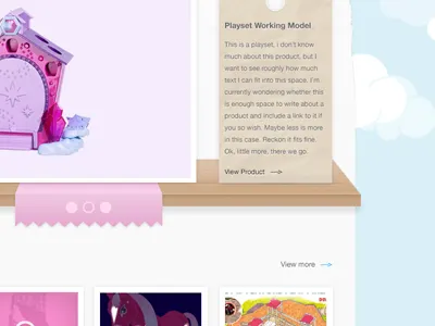 Pillow Ideas / Product Designer interface ui website