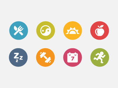 Fitness Icons icon icon set icons ui vector