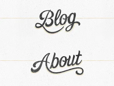 Ohlando Type Treatments black gold script texture type white