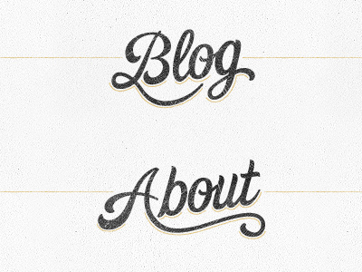 Ohlando Type Treatments black gold script texture type white