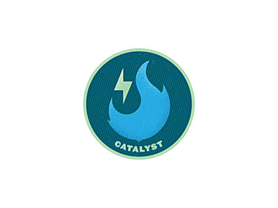 Dribbble 049 badge fart flame icon illustration lightning pictogram spark type