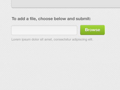 Add a file browse button form texture ui web