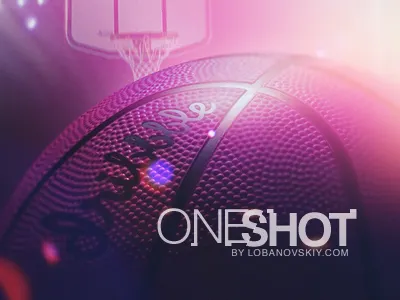 One Random Shot basket basket ball dribbble game icon lights pink playing purple shot