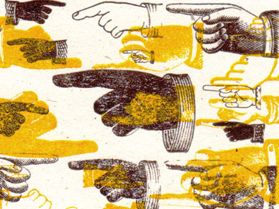 Many Manicules letterpress manicules