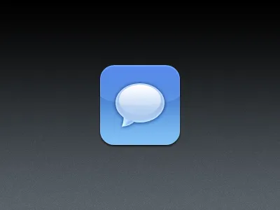 Icon app chat icon im ios iphone