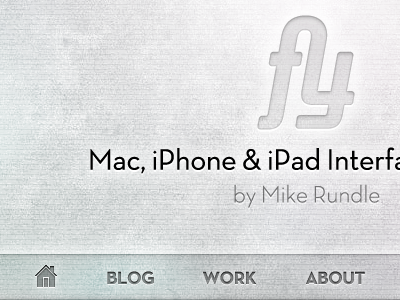Flyosity.com Redesign grunge ipad iphone mac neutra neutratext redesign web