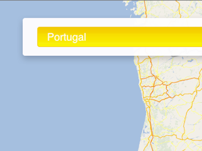 Location Search Overlay awesomeness css css3 google html5 maps overlay v3 yellow