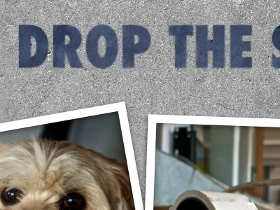 Drop III animation css3 futura html5 photo