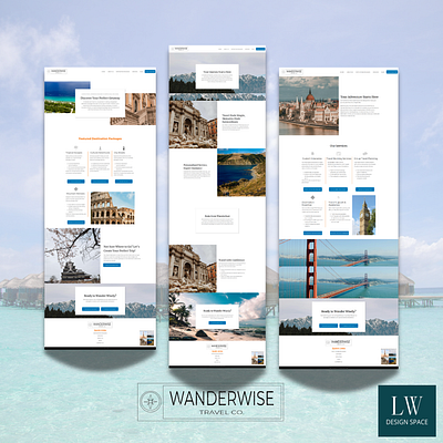 Wanderwise Travel Co. -Showit Website