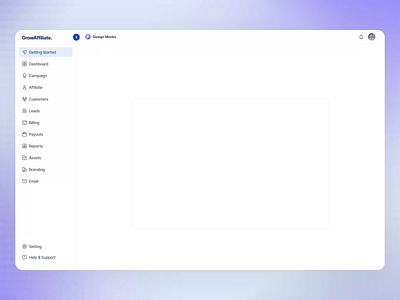 Affiliate Marketing Portal for SaaS | GrowAffiliate affiliate affiliate landing page affiliate marketing website animation branding business e commerce landing page logo portal ui saas saas portal social media ui uiux