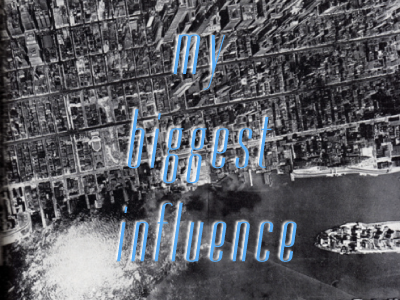 My Biggest Influence - EGJ dorsa typemade typography