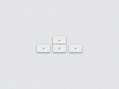 Left, Up, Right, Down! apple arrows keyboard minimalism photoshop