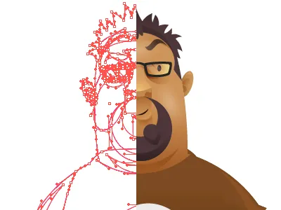 New Vector Build adobe illustrator character illustration vector