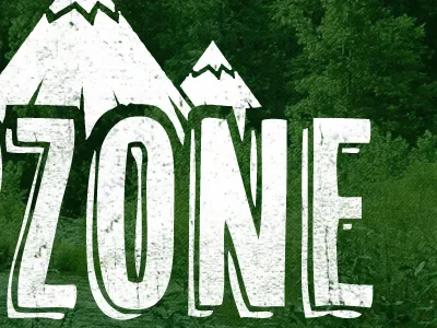 somethingZone 2 illustration logo mountain texture