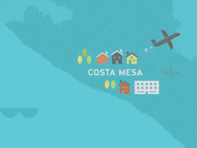 Annual Report map 2 blue california map plane