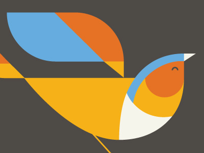 Bird 1 bird geometric illustration