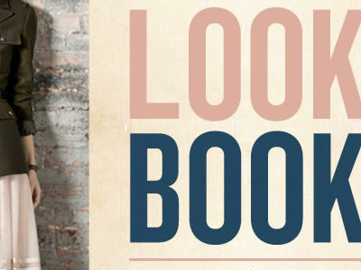 The Lookbook clothing fashion lookbook typography