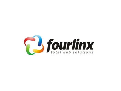 Fourlinx brand design icon logo