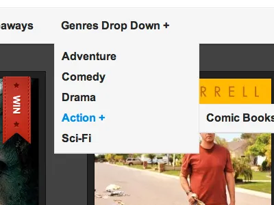 Reviewer WP Theme Drop Down Menu clean drop down theme wordpress